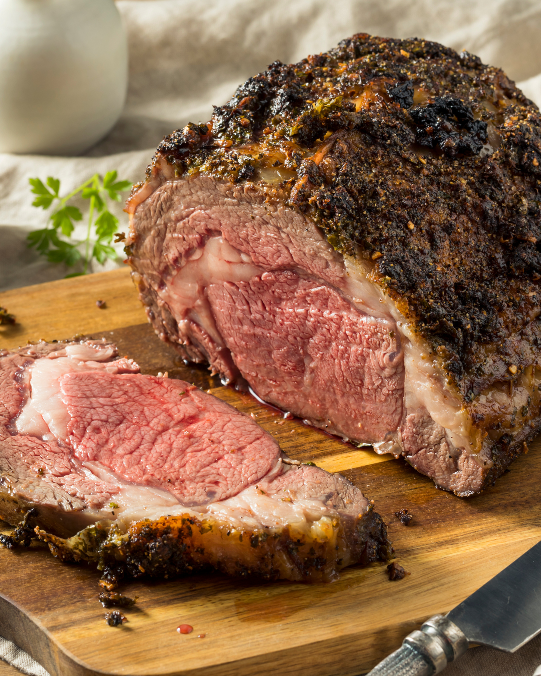 Fine dining 2 courses set meal prime rib Sunday