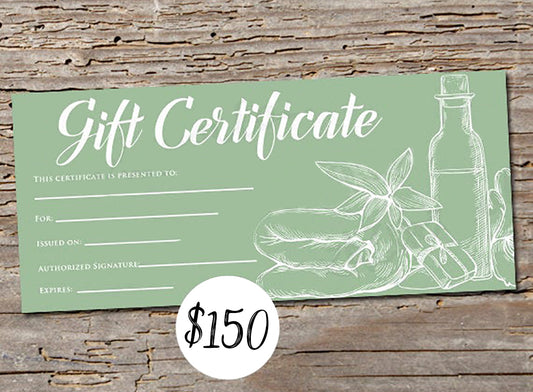 $150 Spa Gift Certificate